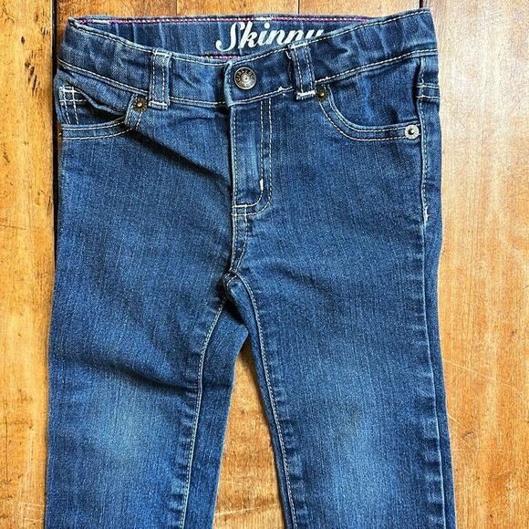 Crazy 8 Jeans 3T Skinny Jeans cotton adjustable waist  denim spring summer - Picture 2 of 6